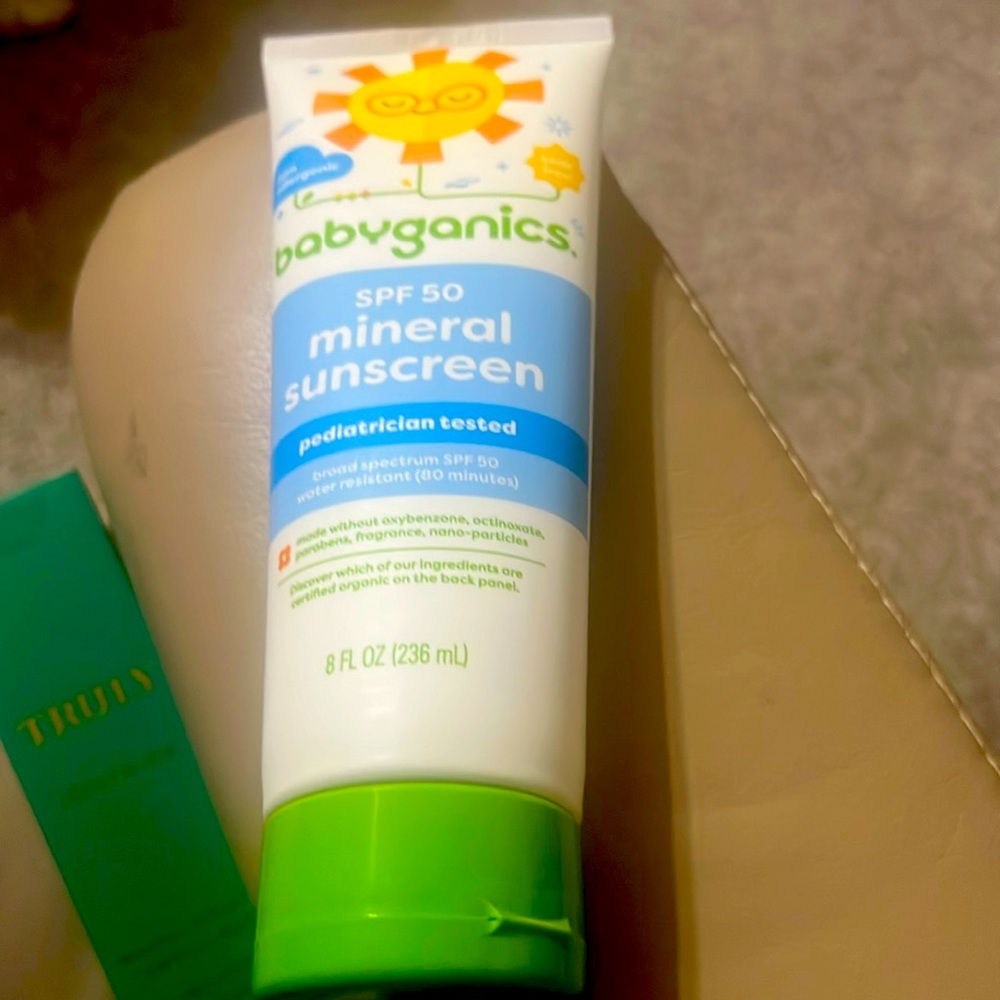 Babyganic SPF mineral sunscreen pediatrician tested